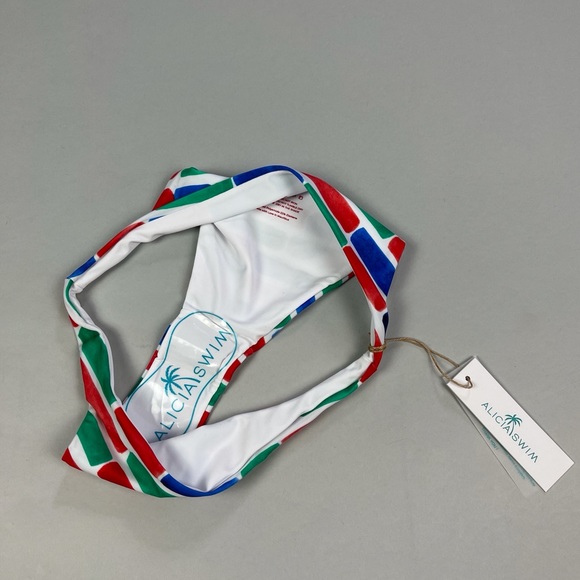 NWT Alicia Swim Linda Bottoms in Bricks - Picture 7 of 9